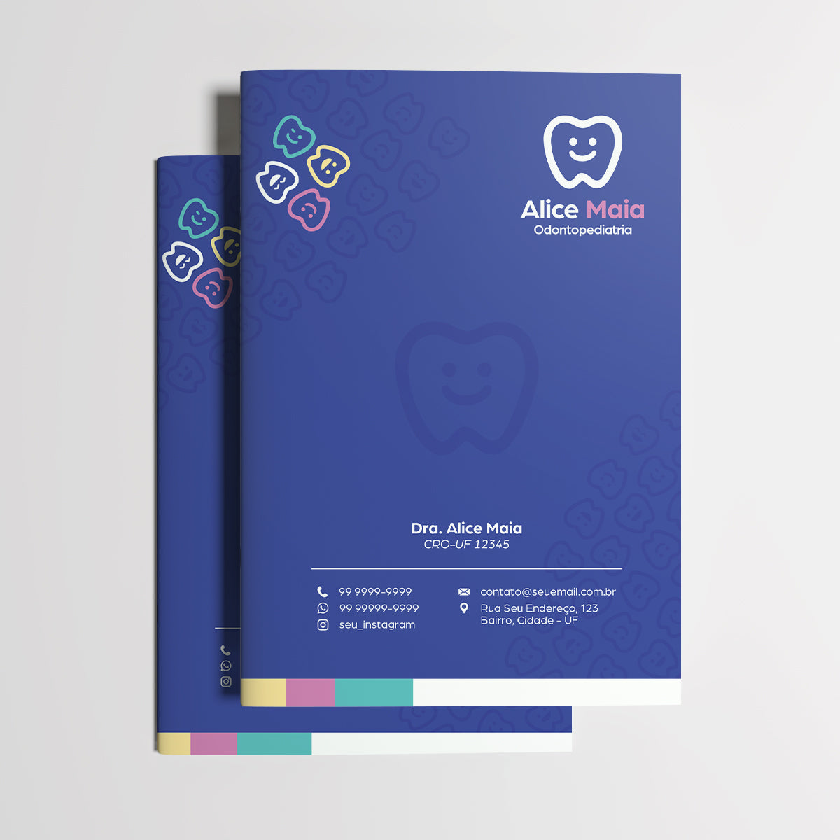 Carteira de Acompanhamento Odontológico | Modelo 002