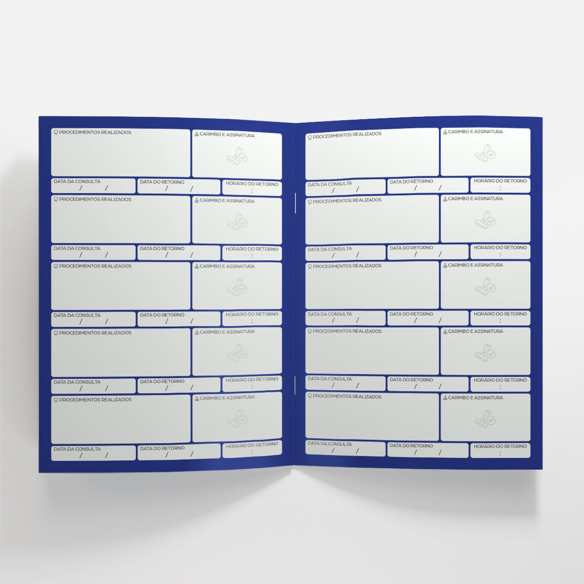 Carteira de Acompanhamento Odontológico | Modelo 002