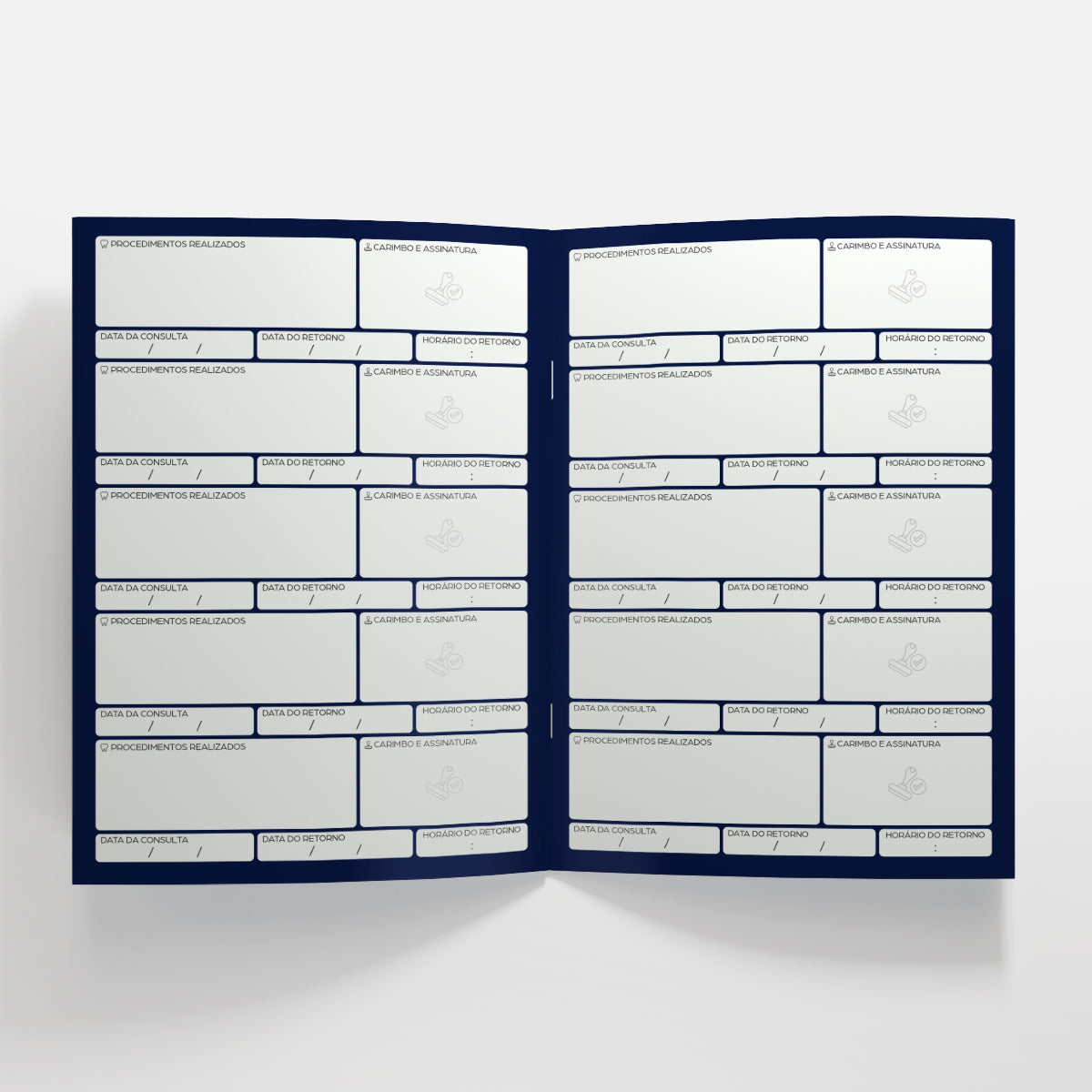 Carteira de Acompanhamento Odontológico | Modelo 003