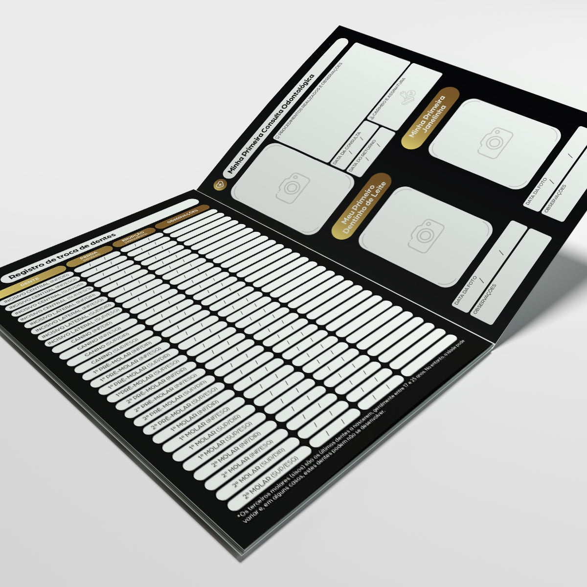 Carteira de Acompanhamento Odontológico | Modelo 004