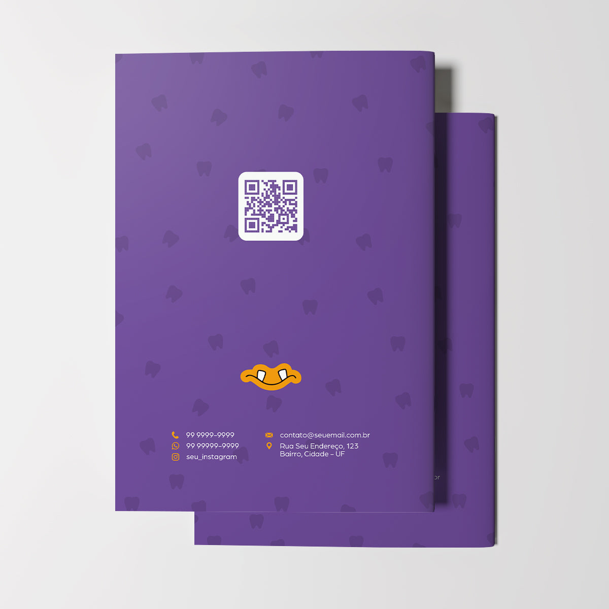 Carteira de Acompanhamento Odontológico 12 Páginas | Modelo 003