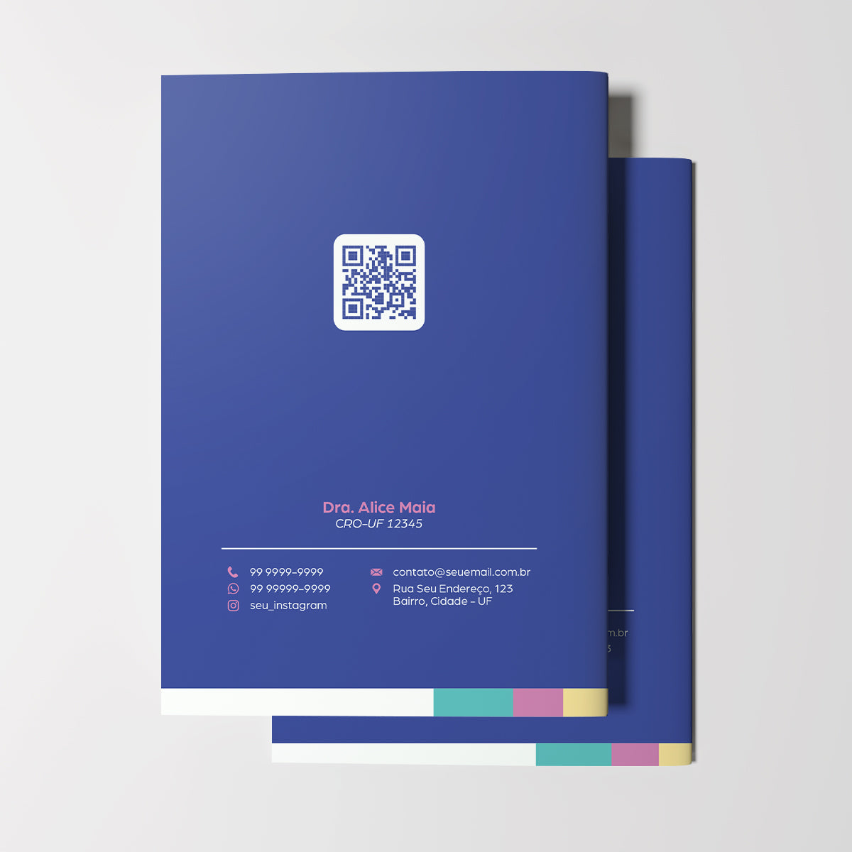 Carteira de Acompanhamento Odontológico 12 Páginas | Modelo 002