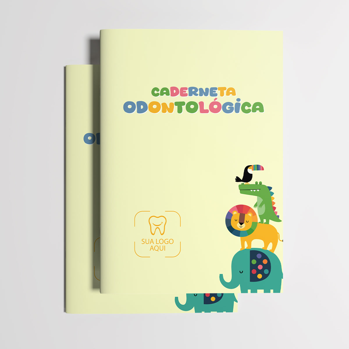 Carteira de Acompanhamento Odontológico 12 Páginas | Modelo 007