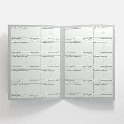 Carteira de Acompanhamento Odontológico | Modelo 001
