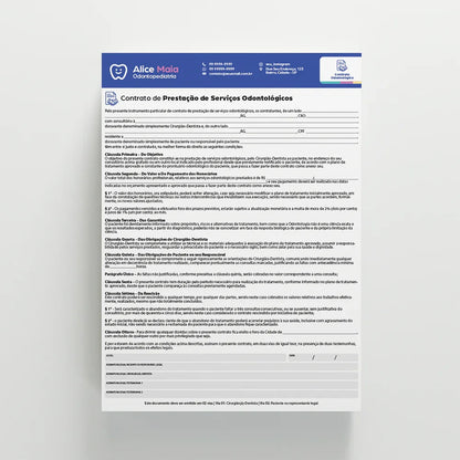 Contrato de Prestação de Serviço | Modelo 002