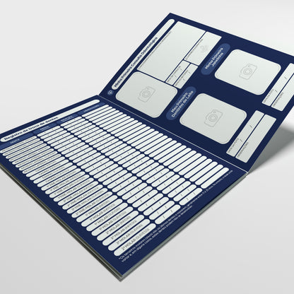 Carteira de Acompanhamento Odontológico | Modelo 003