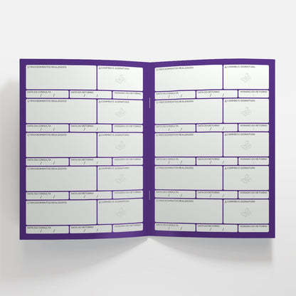 Carteira de Acompanhamento Odontológico | Modelo 005