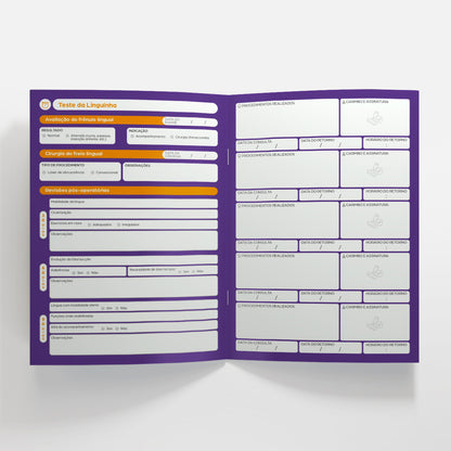 Carteira de Acompanhamento Odontológico 12 Páginas | Modelo 003