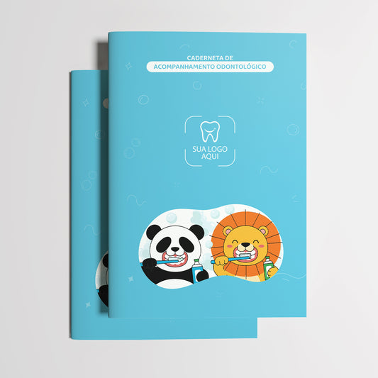 Carteira de Acompanhamento Odontológico Econômica 8 Páginas | Modelo 005